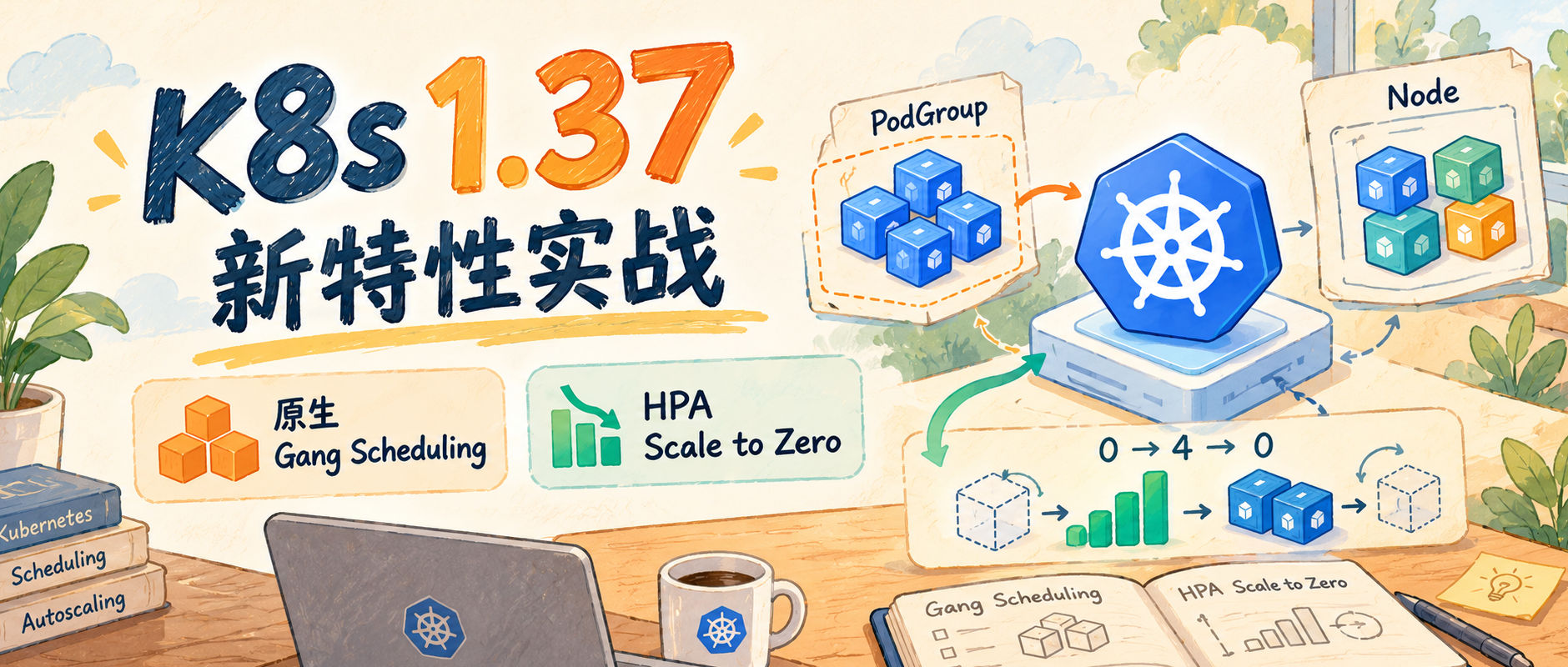 K8s 1.37 新特性:原生 Gang Scheduling 与 HPA Scale to Zero